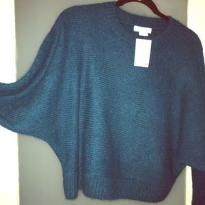 H&M turquoise M sweater NWT TEAL